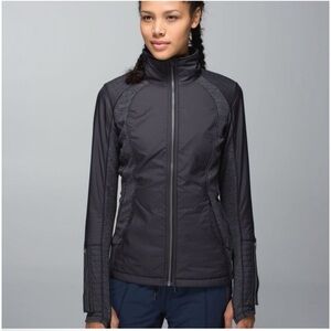 Lululemon Rebel Runner Jacket Black / Wee Stripe Black Heathered Black